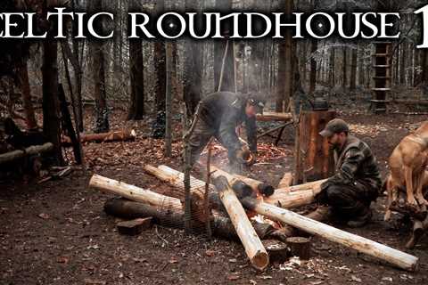 Building a Celtic Roundhouse with Hand Tools: Bushcraft Project (PART 1)