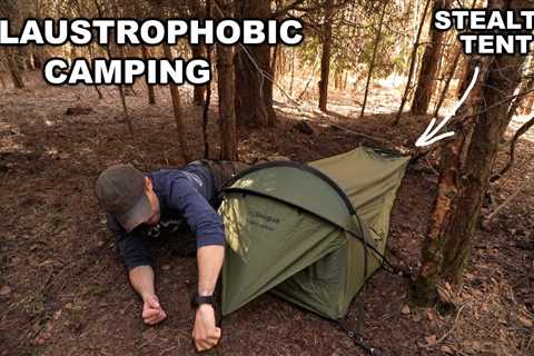 Claustrophobic Camping in Stealth Tent | Solo Overnight in Dense Forest