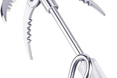 Berufexp Folding Grappling Hook With Carabiner Survival Gear