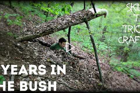 Bushcraft Skills , Crafts , Tips & Tricks - 6 Years in the Bush - HD Video