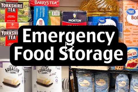 Stockpile Tour 75 Foods In My SECRET Emergency Food Storage Prepping Pantry