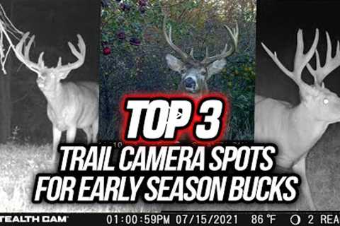 Move Your Trail Cameras NOW! (Best Spots for Early Season Bucks)