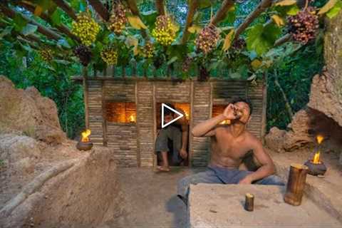 How To Build The Most Beautiful Grapevine House Villa, Jungle Survival Bushcrafts Survival Skills