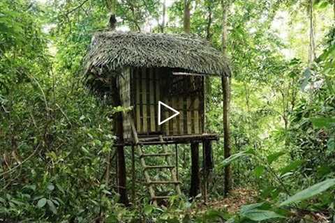 Primitive technology - Building Most Beautiful House Villa In the Deep Forest​​ ( Bamboo 100%)