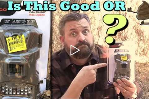 Testing the Cheapest Trail Camera!  TASCO 12 MP Low Glow Game Camera product test/review!