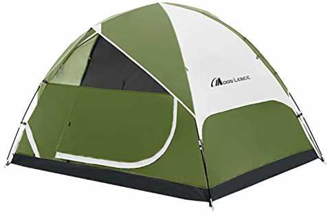 MOON LENCE Camping Tent 2/4/6 Person Family Tent Double Layer Outdoor Tent Waterproof Windproof..