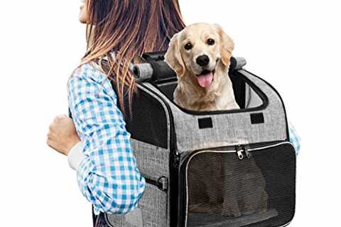 Pet Carrier Backpack, YOUTHINK Dog Cat Backpack Carrier with Mesh for Small Dogs Airline Approved..