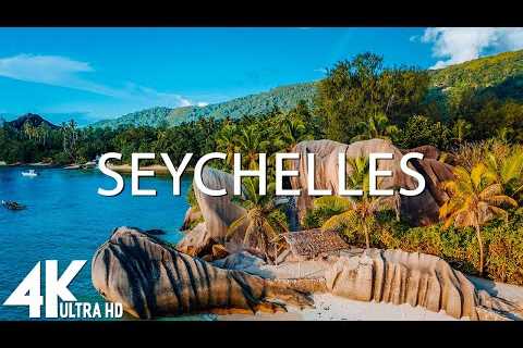 FLYING OVER SEYCHELLES 4K UHD - Relaxing Music Along With Beautiful Nature Videos - 4K Video UltraHD