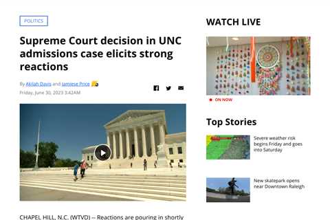 The Supreme Court’s Landmark Decision on Affirmative Action in College Admissions: Implications and ..