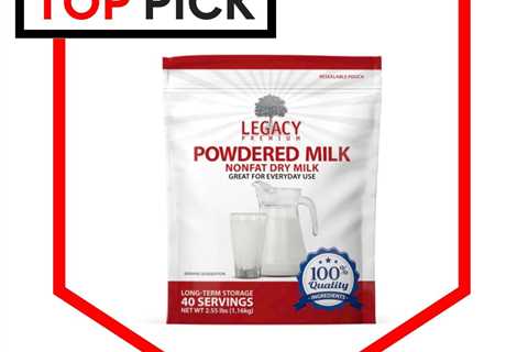 Best Powdered Milk for Long-Term Food Storage