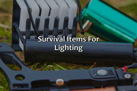 Survival Items For Lighting