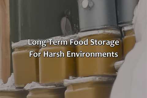Long Term Food Storage For Harsh Environments