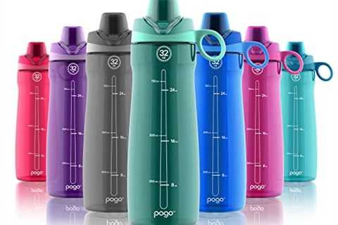 Pogo BPA-Free Tritan Plastic Water Bottle with Chug Lid,18 Oz, Teal - The Camping Companion