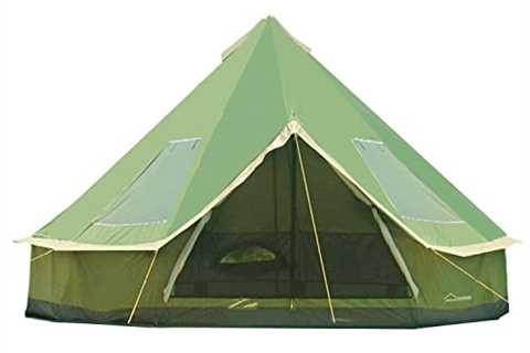 DANCHEL OUTDOOR 6-8 Person Lightweight Bell Tent for Camping - The Camping Companion