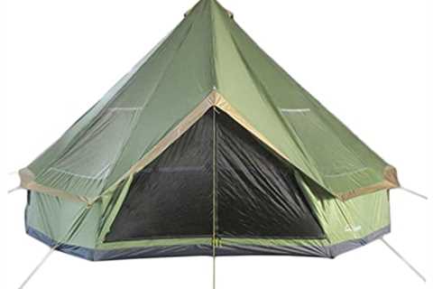 DANCHEL OUTDOOR B1 Portable Yurt Tent for 6-8 Person Family Backyard Camping, Waterproof 300D Bell..