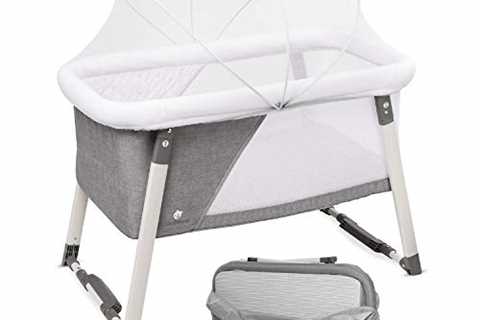 ComfyBumpy Travel Bassinet for Baby - Rocking & Sturdy Cradle - Includes Carry Case, Mosquito..