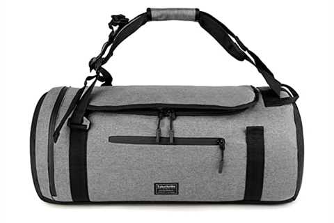 Travel Duffel Bag with Shoe Compartment, Dorfly Durable Carry on Sports Gym Bag with Wet Pocket,..