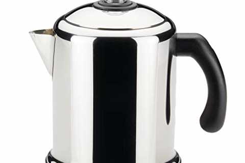 Farberware 50124 Classic Yosemite Stainless Steel Coffee Percolator - 8 Cup, Silver - The Camping..