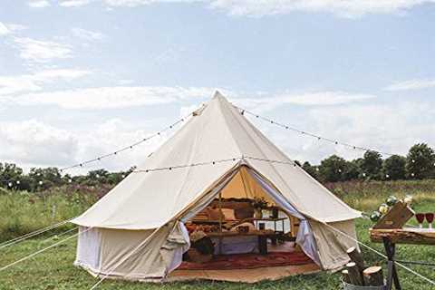 Outdoor Glamping Safari Tent Luxury Cotton Canvas 3M/4M/5M/6M - The Camping Companion