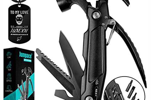 Gifts for Dad, 15 in 1 Hammer Multitool as Birthday or Christmas Stocking Stuffers Gifts for Men..