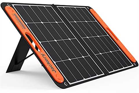 Jackery SolarSaga 60W Solar Panel for Explorer 160/240/500 as Portable Solar Generator, Portable..