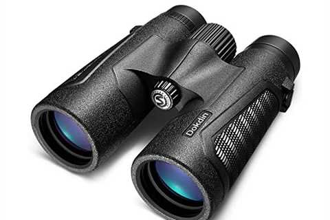 Dokdin 12x42 Binoculars for Adults,18mm Large View Eyepiece Binoculars for Bird Watching Travel..