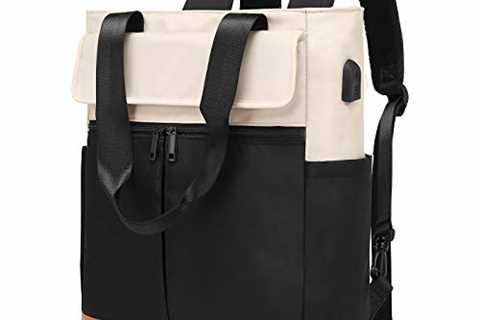CYUREAY Women's Convertible Daypack Laptop Backpack, Computer Backpack Work Backpack with USB..