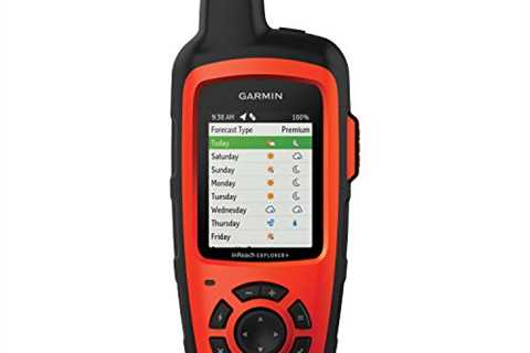 Garmin 010-01735-10 inReach Explorer+, Handheld Satellite Communicator with Topo Maps and GPS..