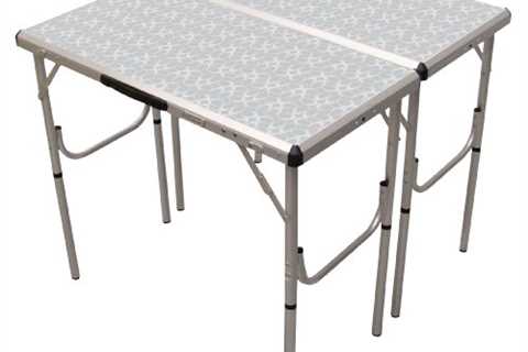 Coleman Pack-Away 4-in-1 Folding Table, Lightweight Outdoor Camping Table with 3 Adjustable Heights,..