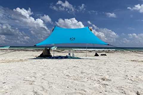 Neso Tents Beach Tent with Sand Anchor, Portable Canopy Sunshade - 7' x 7' - Patented..