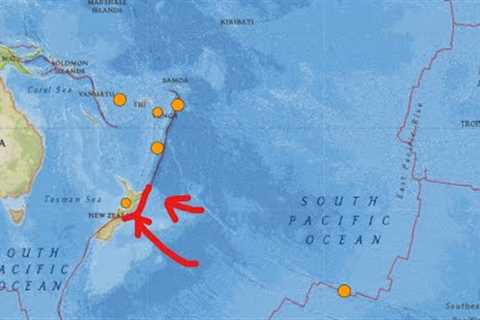 4.1 DEEP earthquake New Zealand. Southern California Earthquake update. WED night 2/14/2024