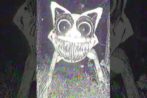 Strange creature caught on trail camera #shorts #creepy #scary #spooky