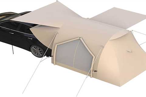 Inflatable Car Tent - Easy Setup, Spacious, All-Weather Protection for Camping & Travel